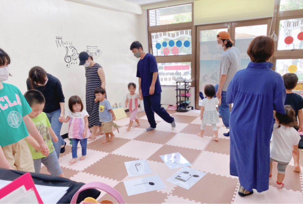 沖縄県浦添市の音楽教室、アミュージック、リトミックイベント
